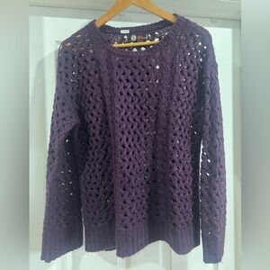Purple Knit Sweater